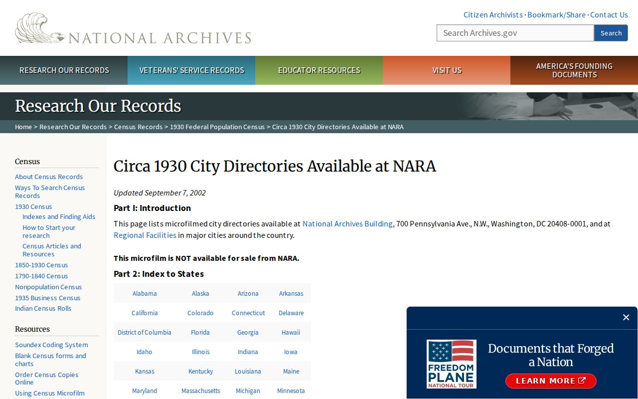 La Quinta city directory research using the NARA Riverside inventory