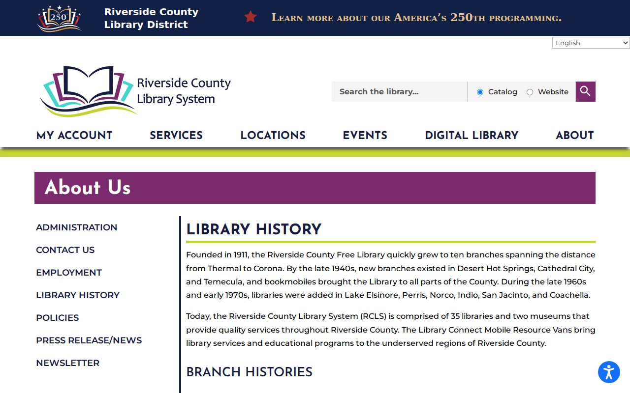 La Quinta city directory history and local library collection context