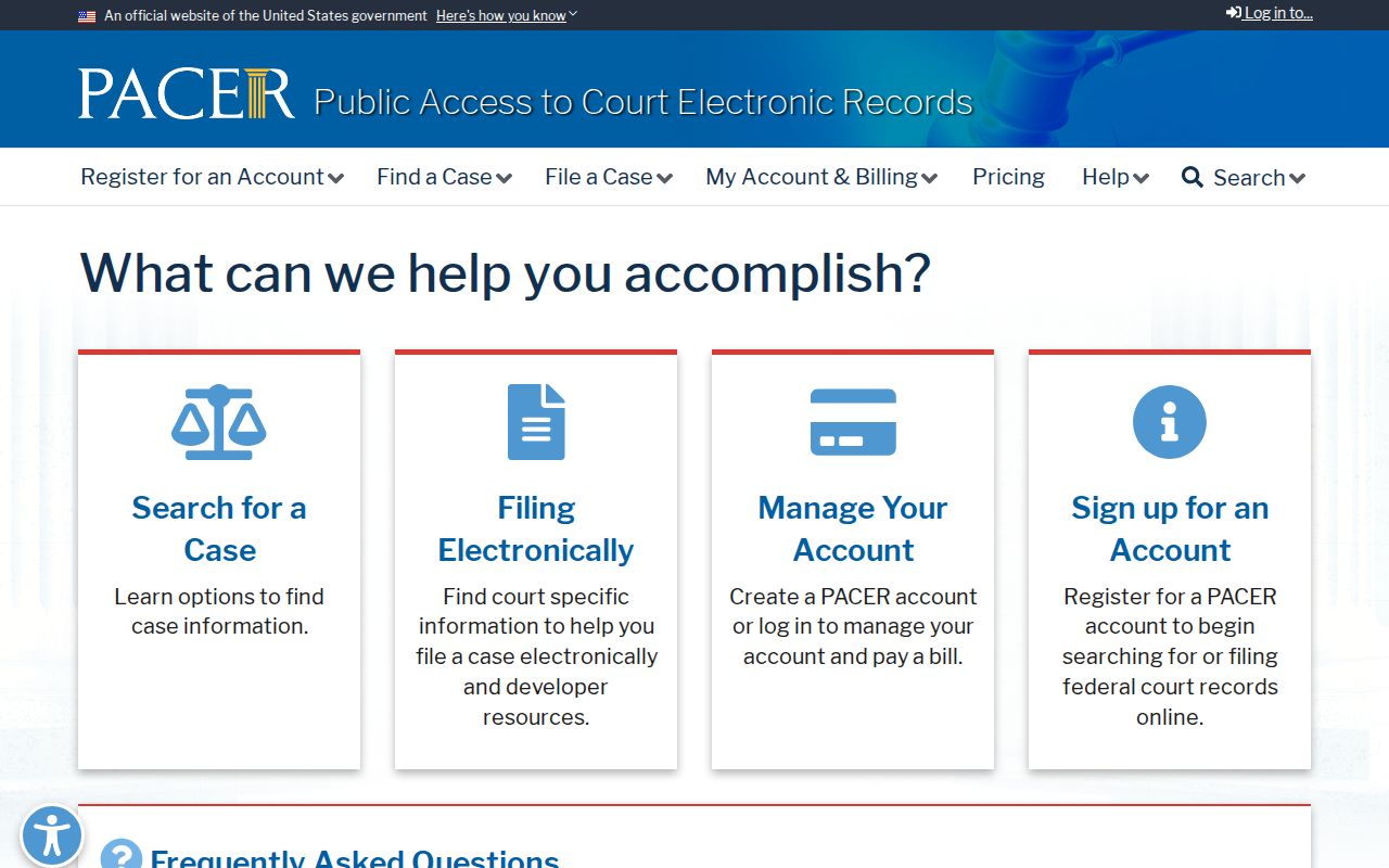 La Quinta resident lookup reference to federal PACER records